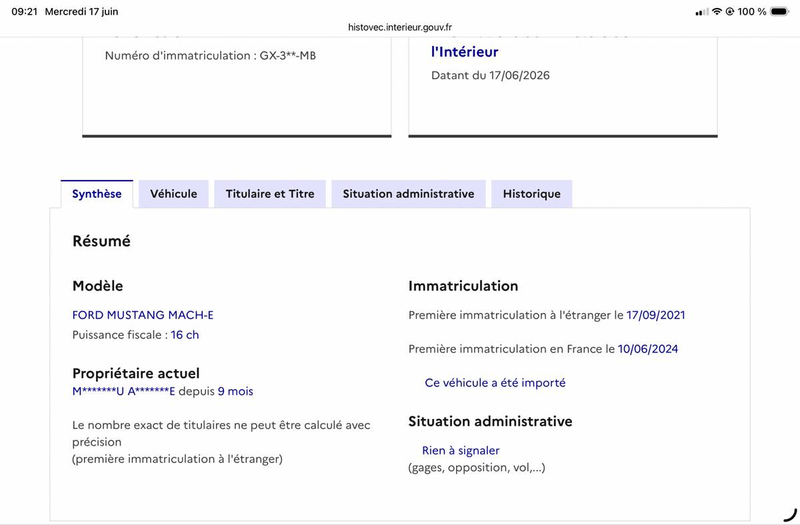 Photo du véhicule