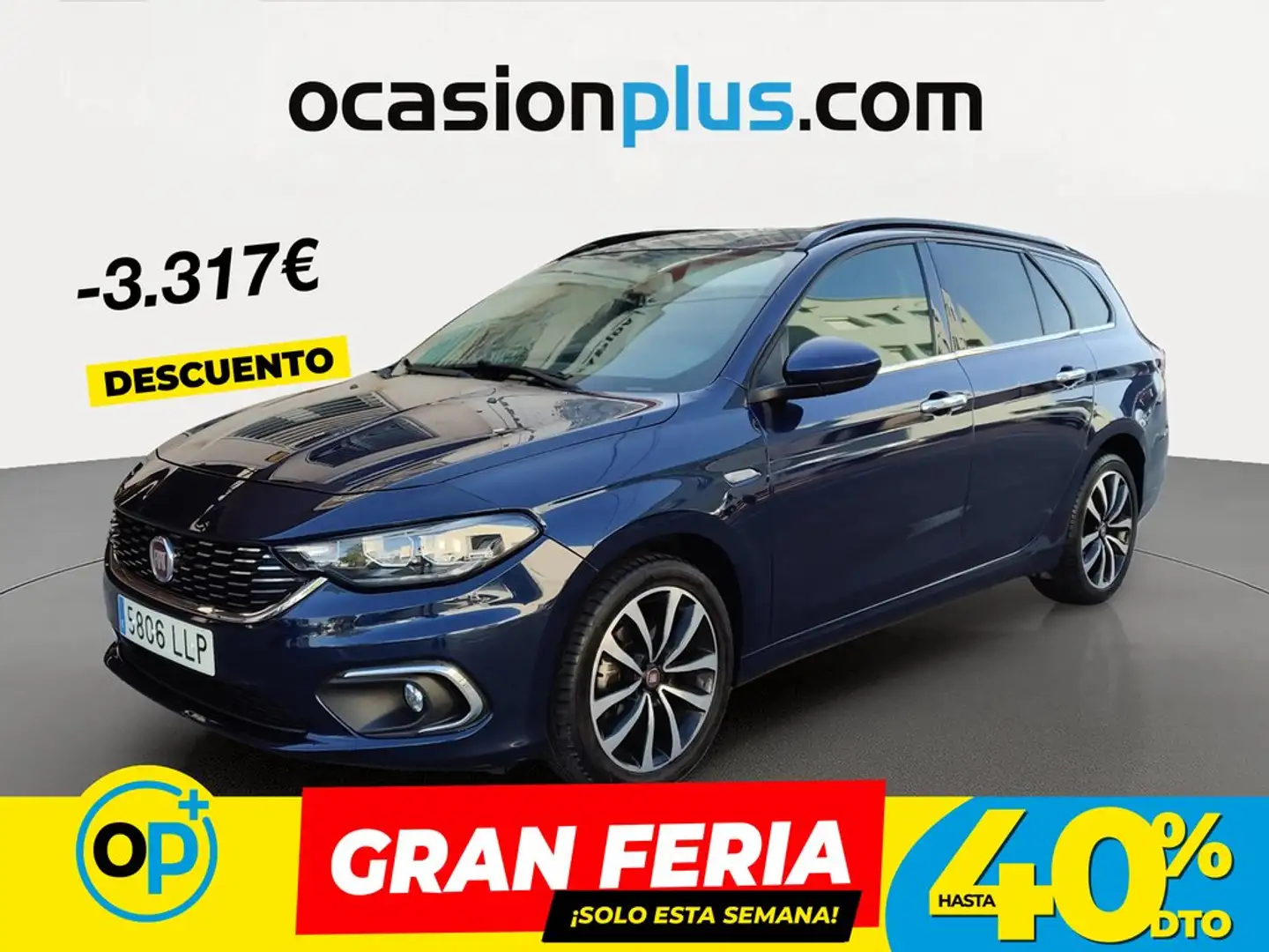Fiat Tipo SW 1.4 T-Jet Lounge Azul - 1