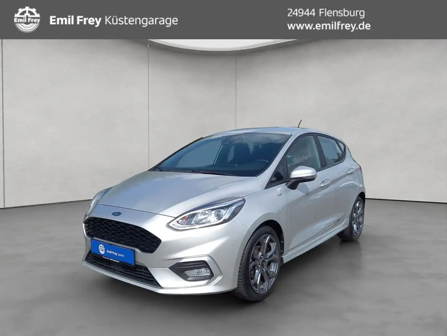 Ford Fiesta 1.0 ST-LINE 6-Gang Klima/ GRA/ ZV Срібний - 1