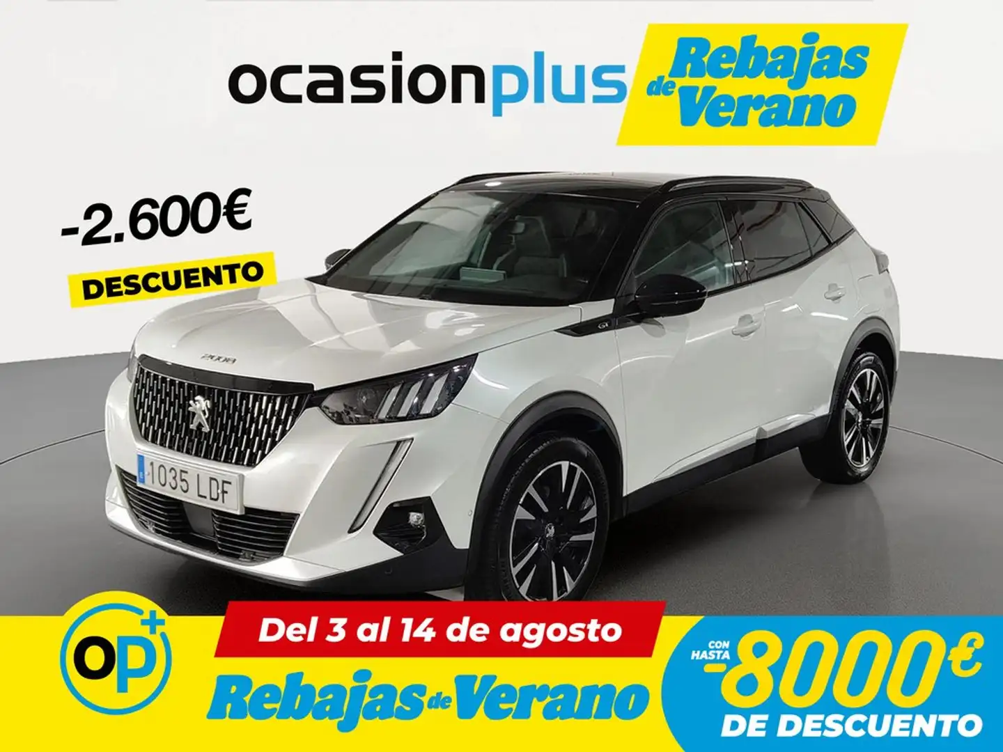 Peugeot 2008 1.2 PureTech S&S GT EAT8 155 Blanco - 1