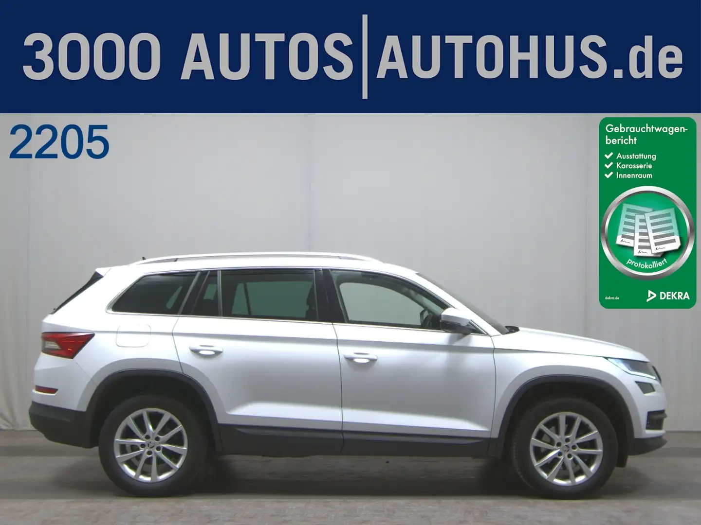 Skoda Kodiaq 2.0 TDI Style Navi LED el.Heck KeyLess Weiß - 1