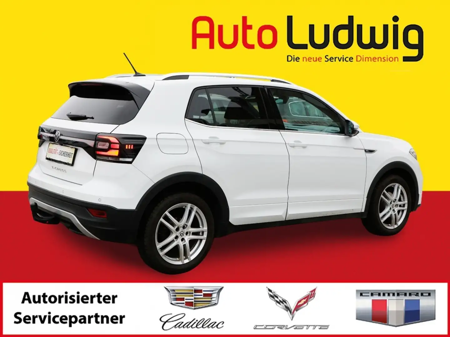 Volkswagen T-Cross 1,0 TSI Style DSG*R-LINE*DIGI COCKPIT*LED*PDC*... Weiß - 2