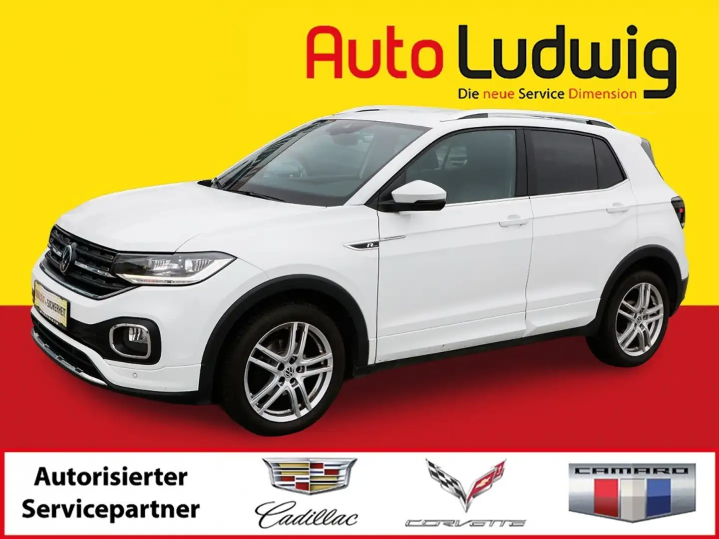 Volkswagen T-Cross 1,0 TSI Style DSG*R-LINE*DIGI COCKPIT*LED*PDC*... Weiß - 1