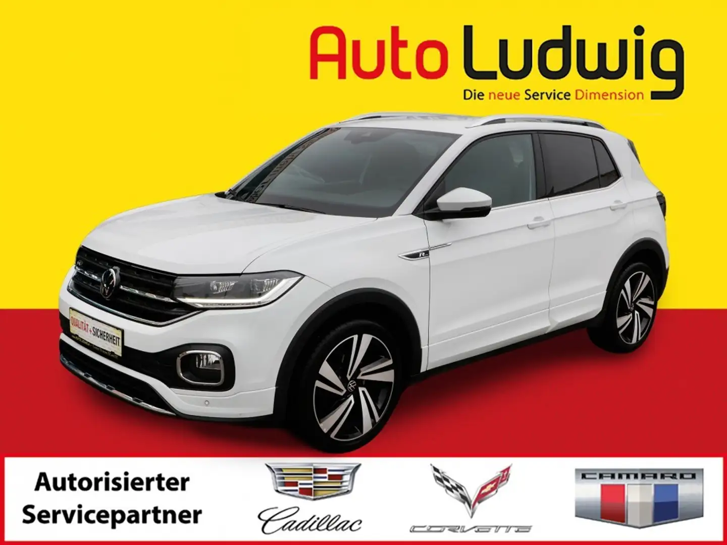 Volkswagen T-Cross 1,0 TSI Style DSG*R-LINE*DIGI COCKPIT*LED*PDC*... Weiß - 1
