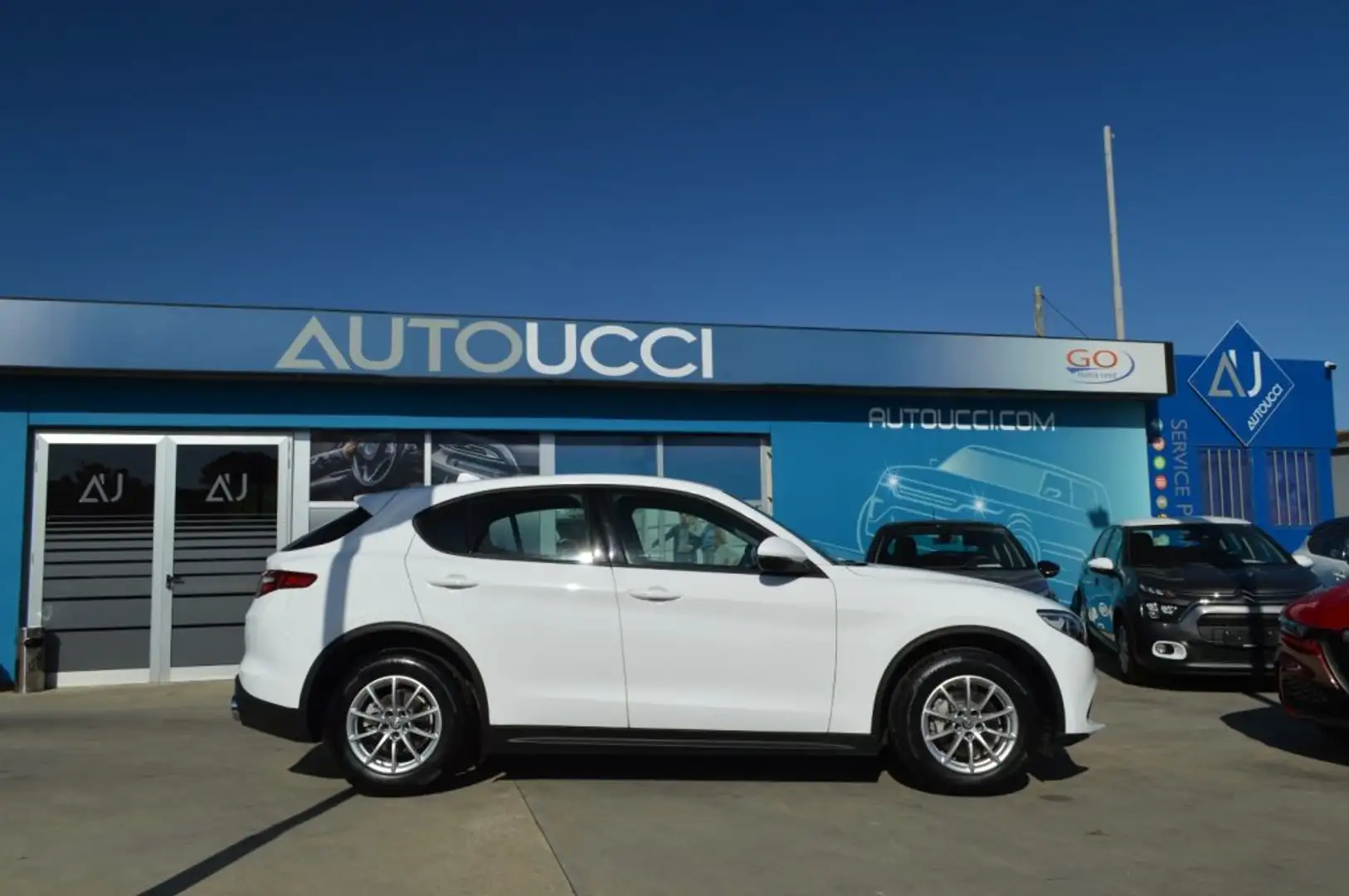Alfa Romeo Stelvio 2.2 Turbodiesel 190 CV AT8 Q4 Business Bianco - 2