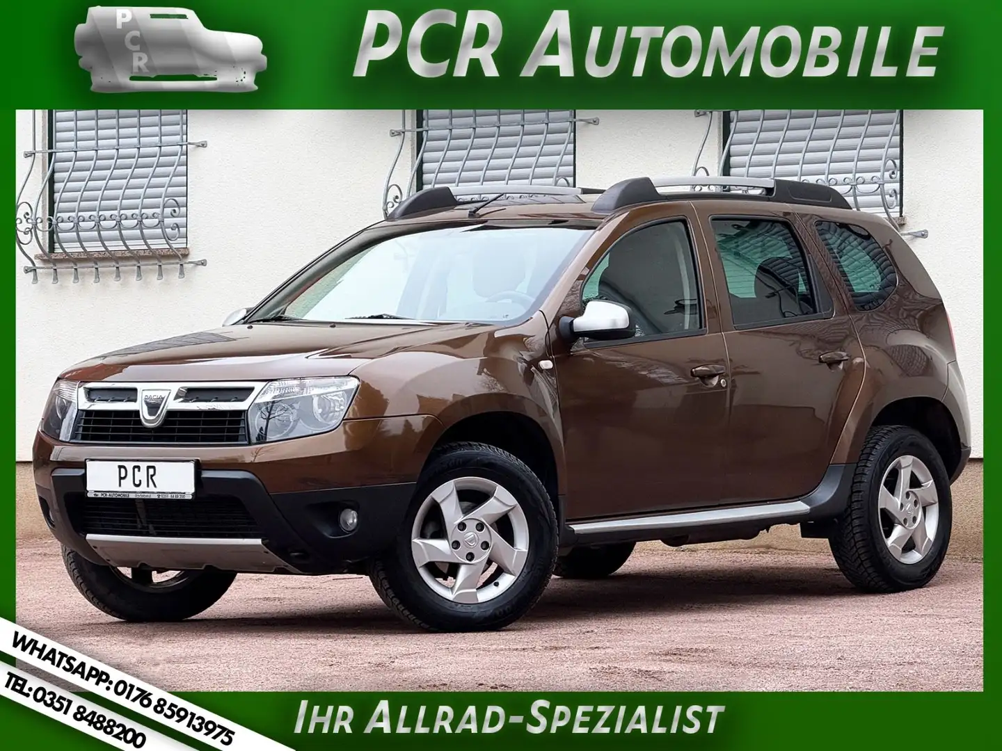 Dacia Duster 4x4 PRESTIGE KLIMA AHK TÜV Neu Braun - 1