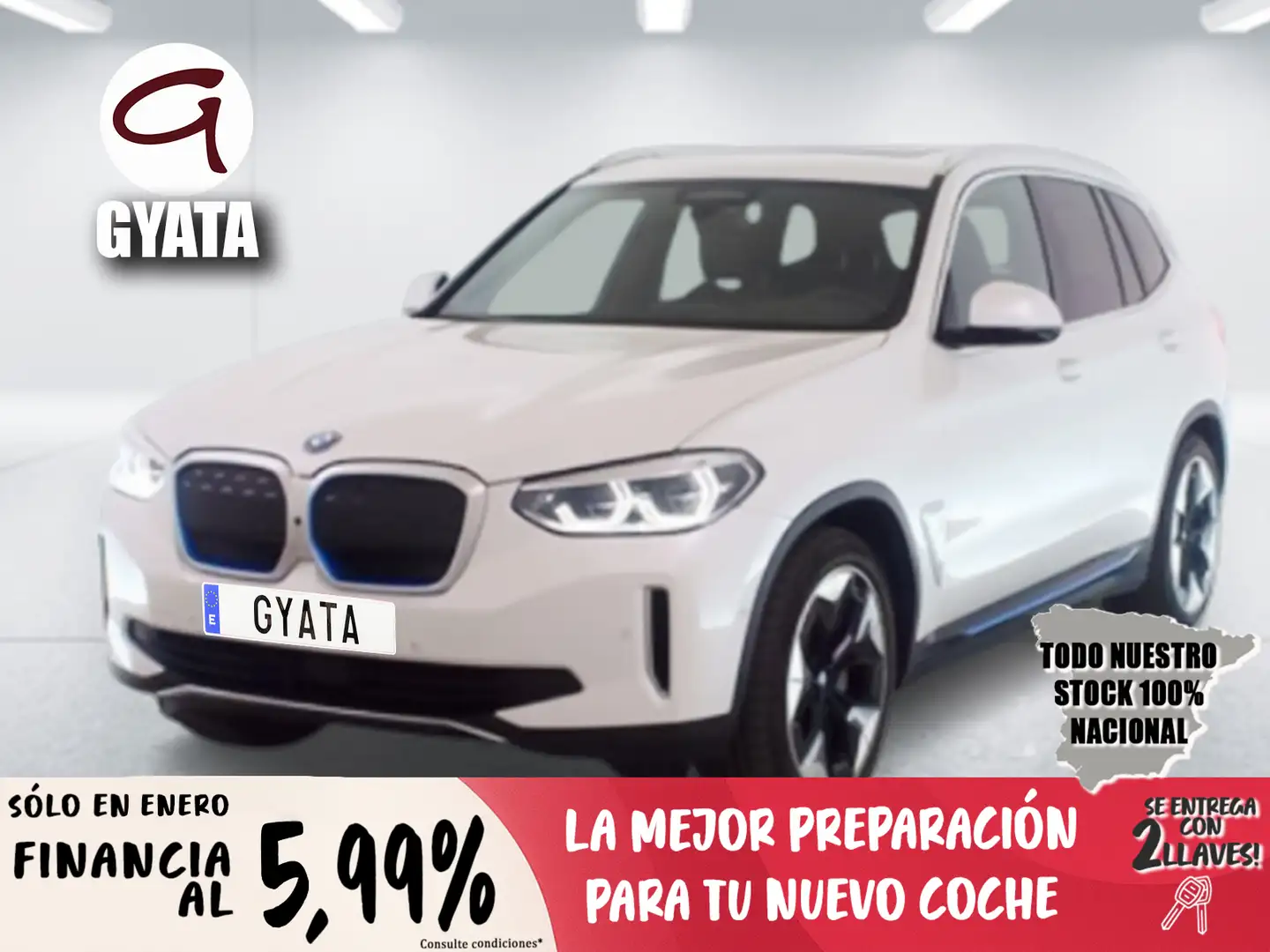 BMW iX3 Blanc - 1