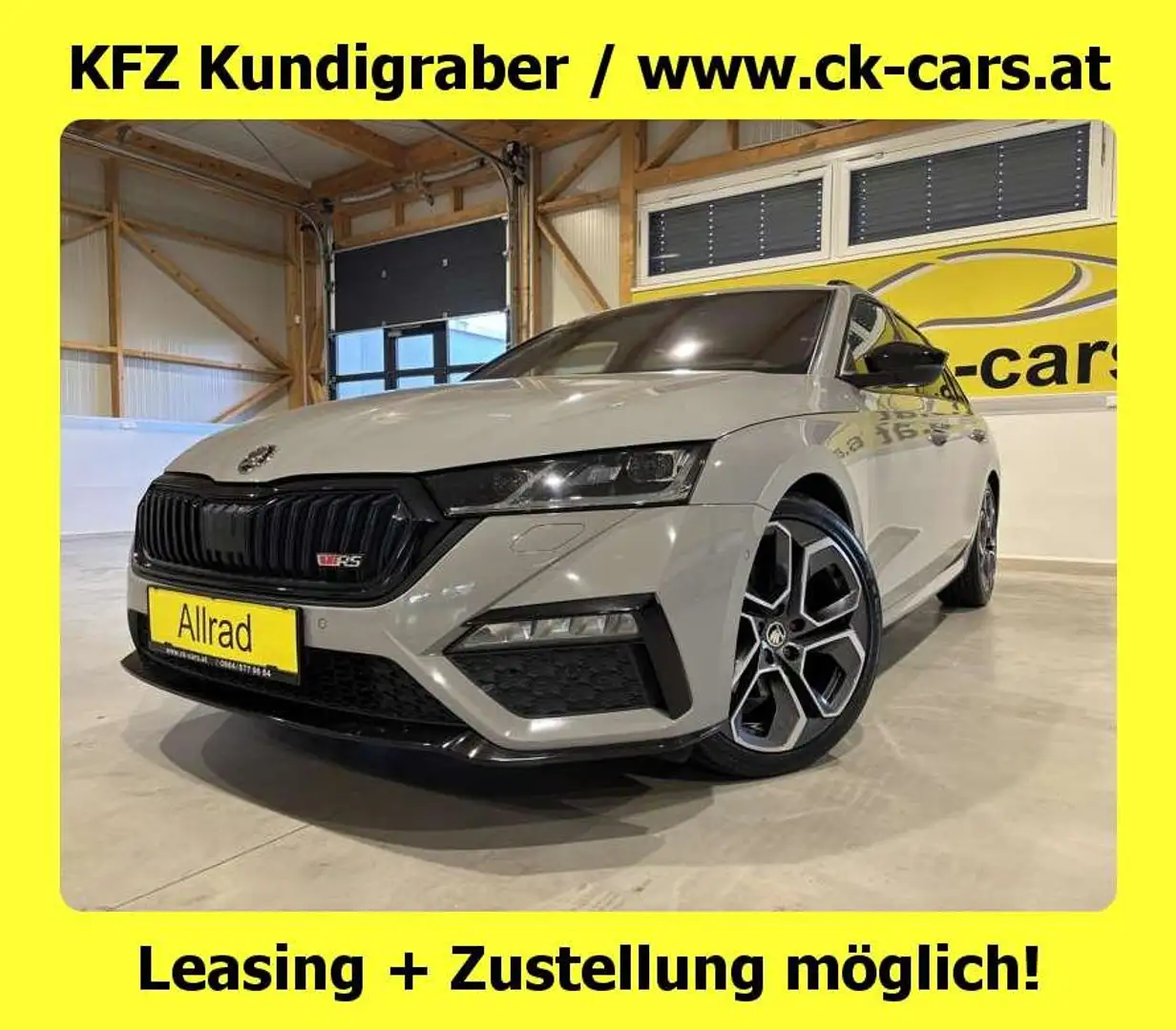 Skoda Octavia RS 4x4 LED VIRTUAL COCKPIT KAMERA STANDHEIZUNG ACC Grau - 1