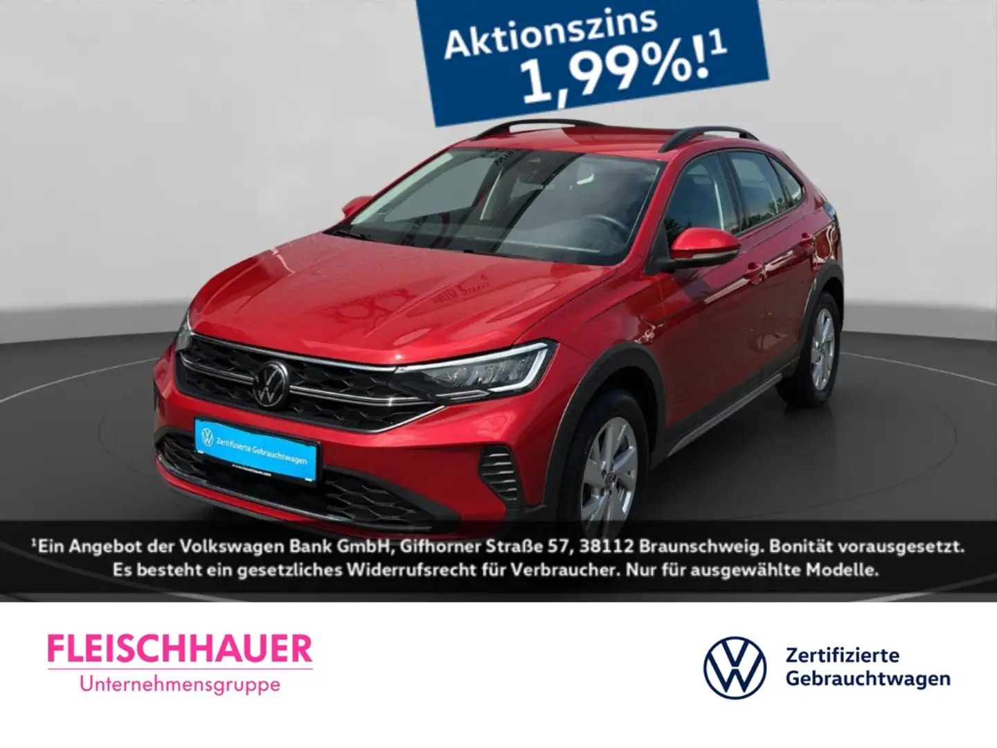 Volkswagen Taigo Life 1.0TSI Navi+CarPlay+LED+PDC Rot - 1