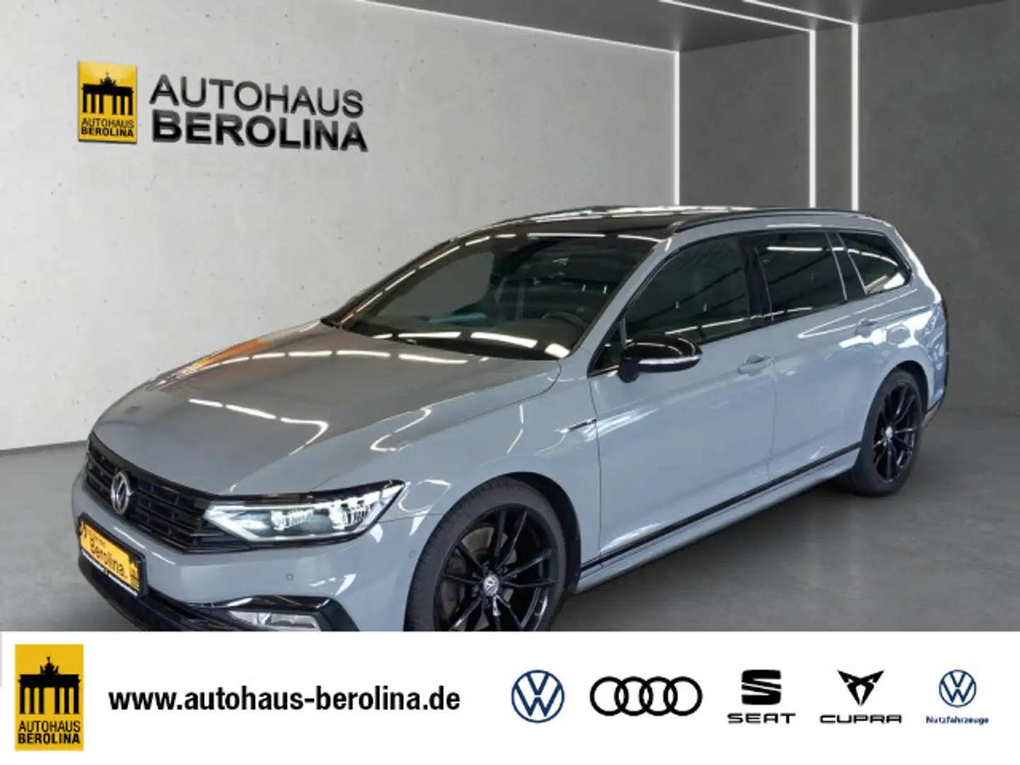 Volkswagen Passat Variant 2.0 TDI 4M R-Line DSG *StdHz*AHK* Gris - 1