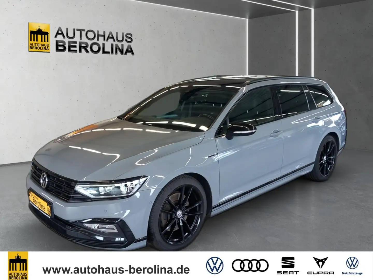 Volkswagen Passat Variant 2.0 TDI 4M R-Line DSG *StdHz*AHK* Gris - 2
