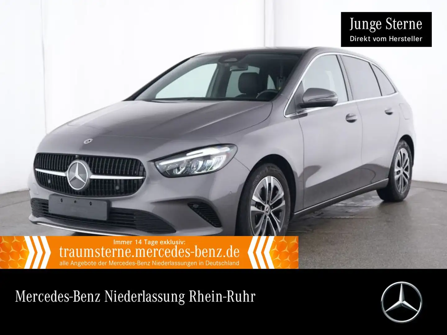 Mercedes-Benz B 220 4M PROGRESSIVE+PANO+AHK+KAMERA+8G Grau - 1