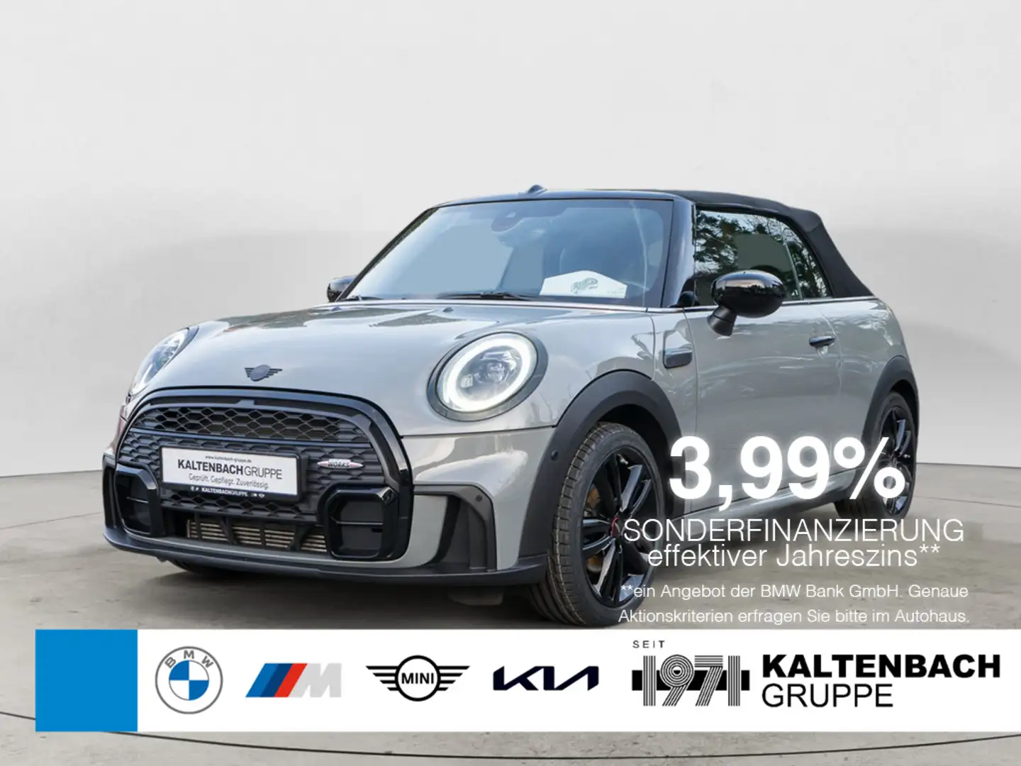 MINI Cooper Cabrio JCW Trim FACEL. HUD LED NAVI Grau - 1