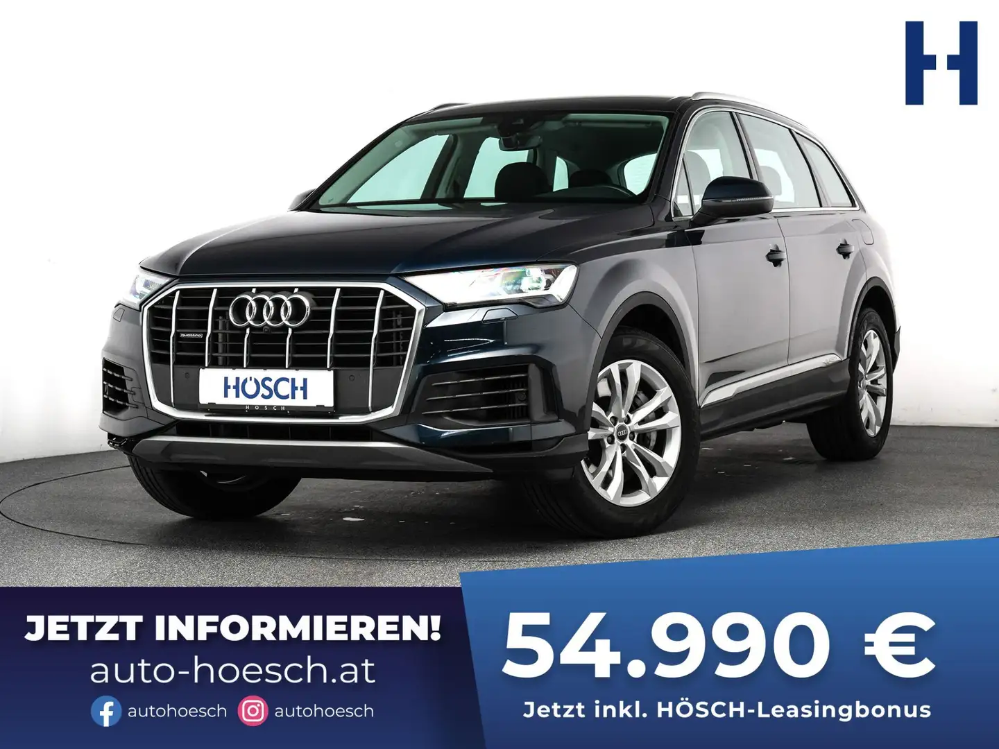Audi Q7 55 TFSI e quattro 19er LEDER KAMERA VIRTUAL ++ Blau - 1