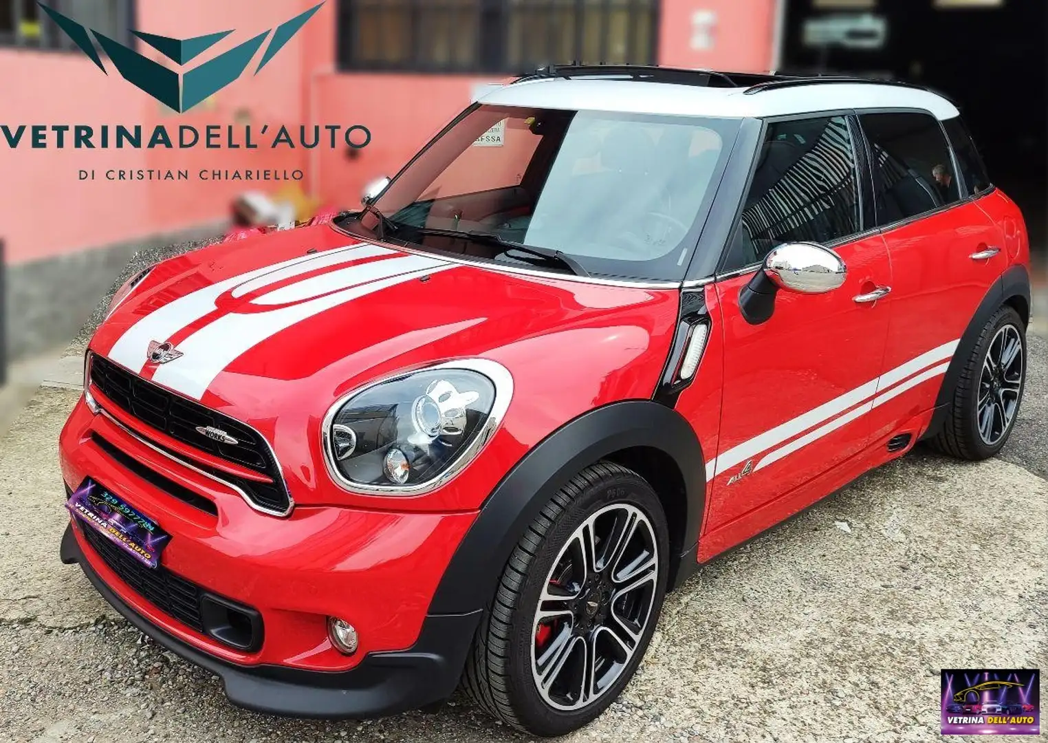 MINI John Cooper Works Countryman ALL4 Červená - 1