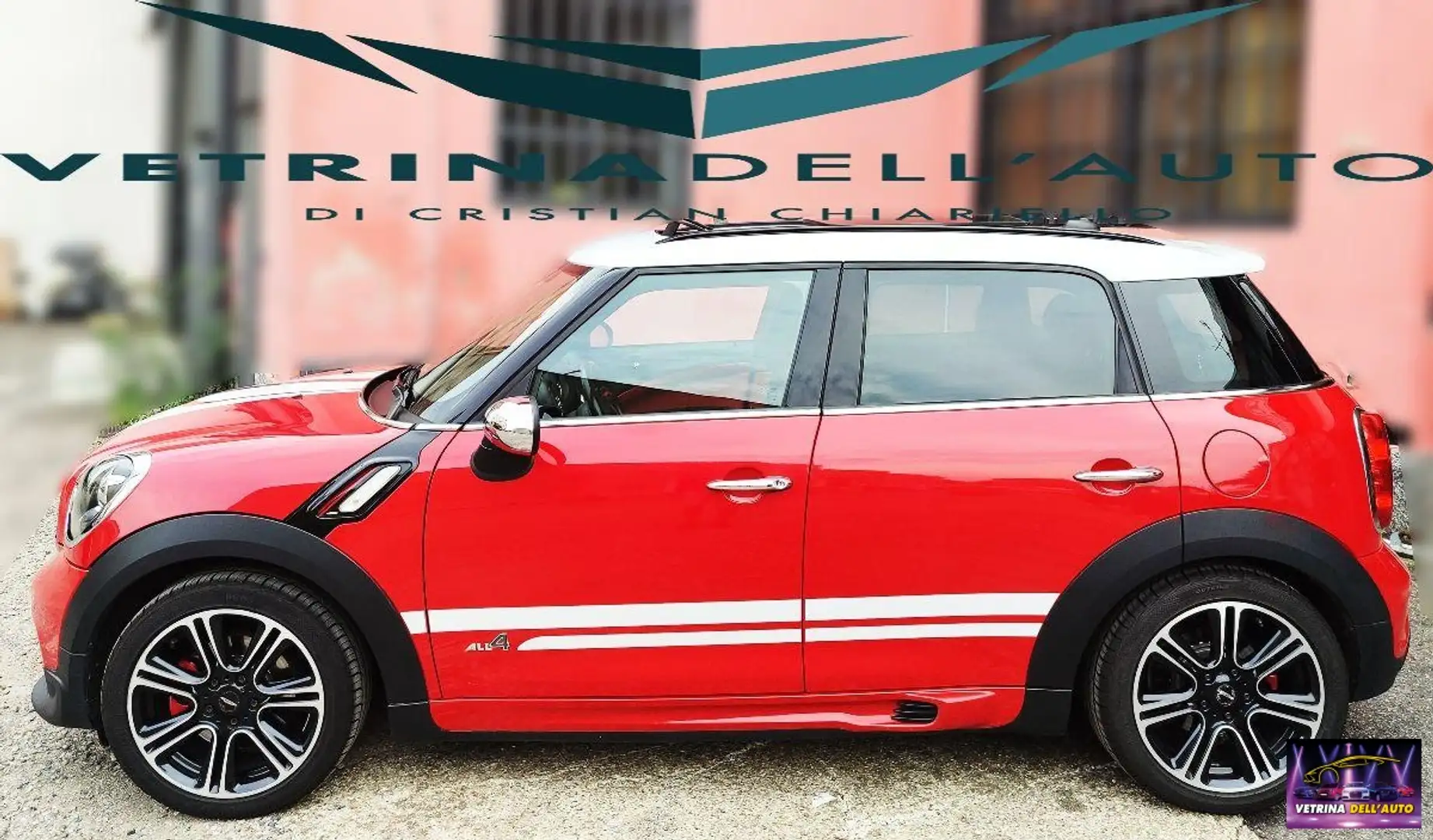 MINI John Cooper Works Countryman ALL4 Červená - 2