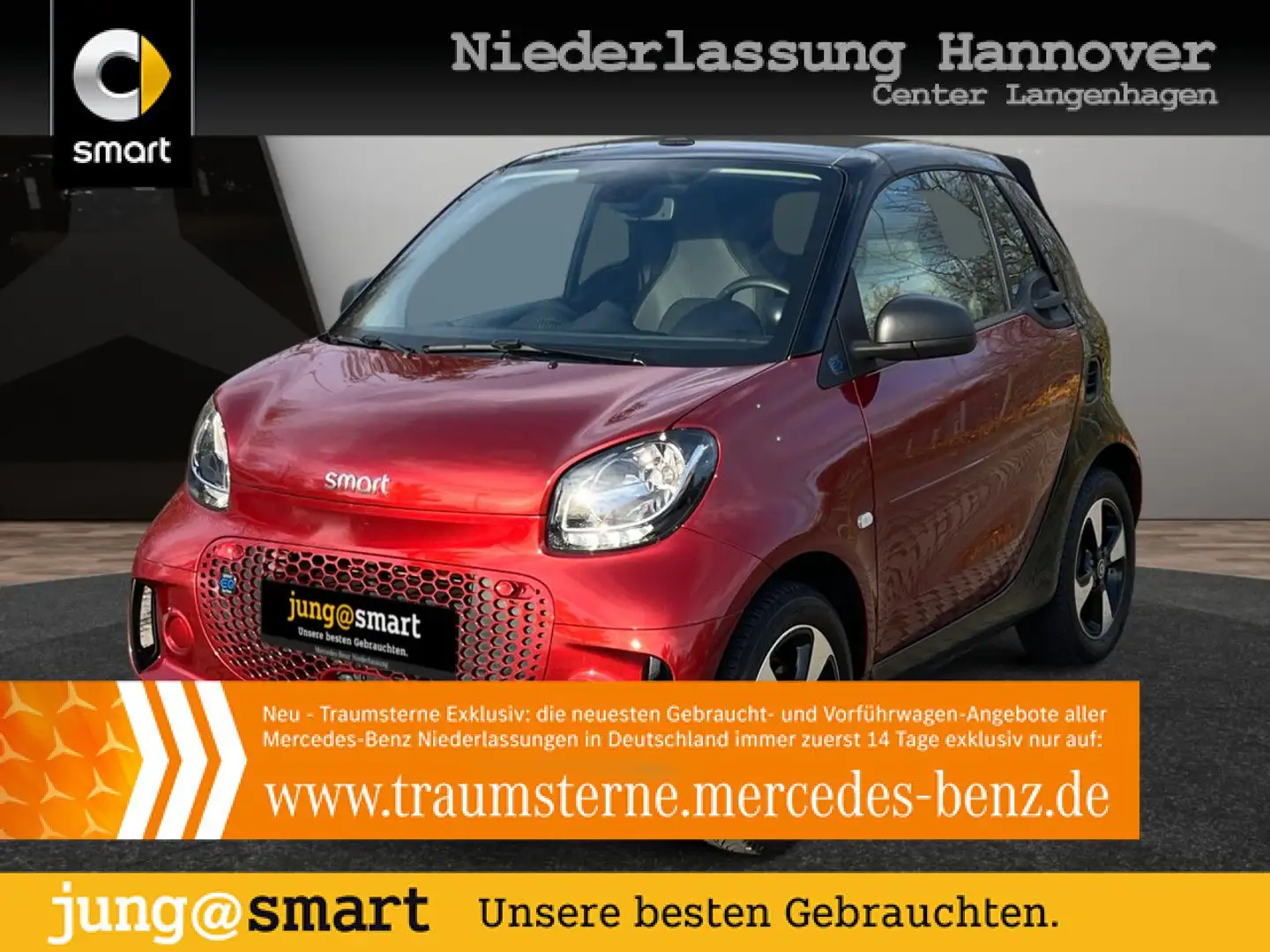 smart forTwo EQ 60kWed passion SHZ PDC Dig Radio Tempom Rot - 1