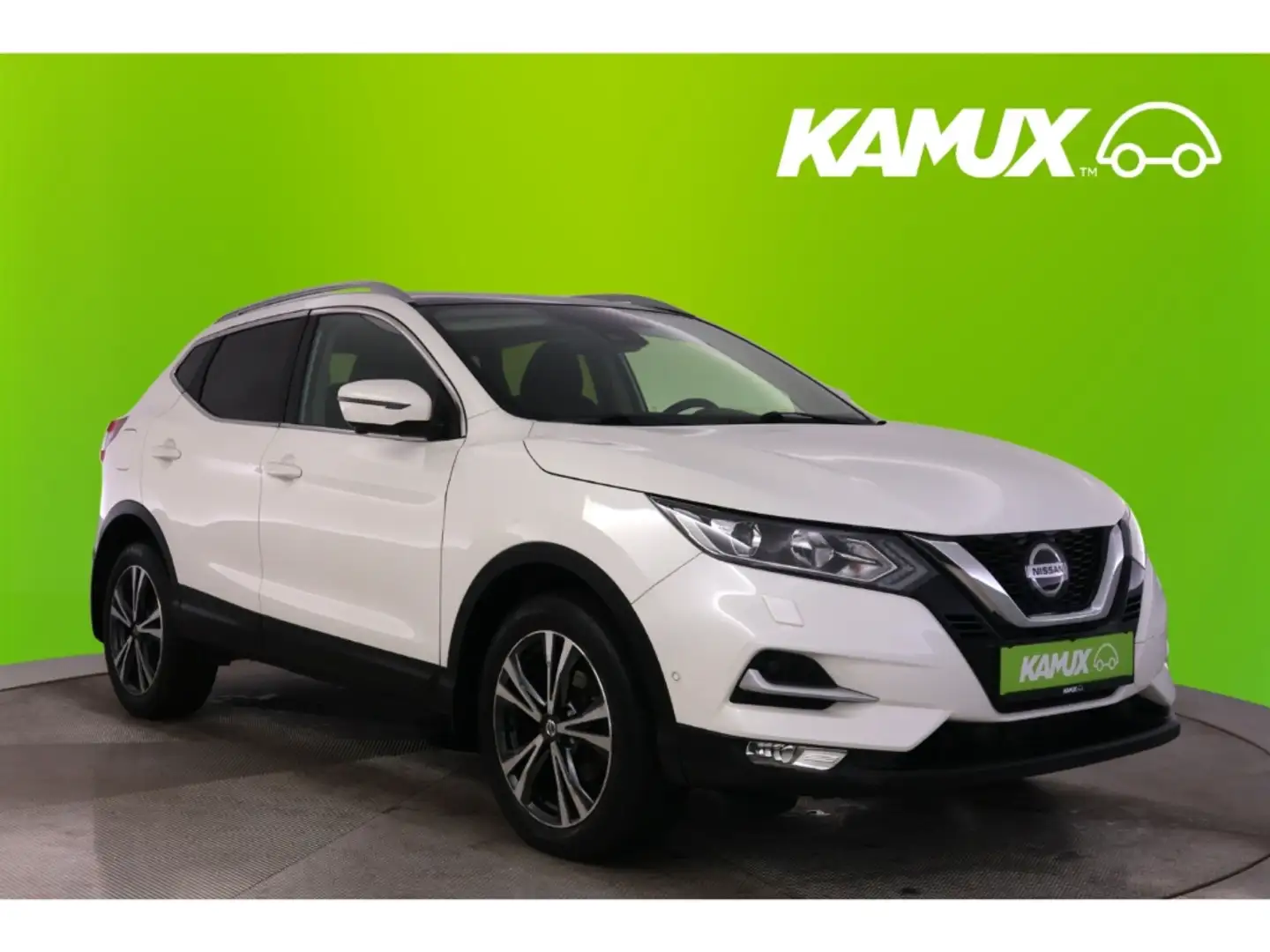 Nissan Qashqai 1.2DIG-T Aut.N-Connecta+NAVI+PANO+360° Weiß - 1