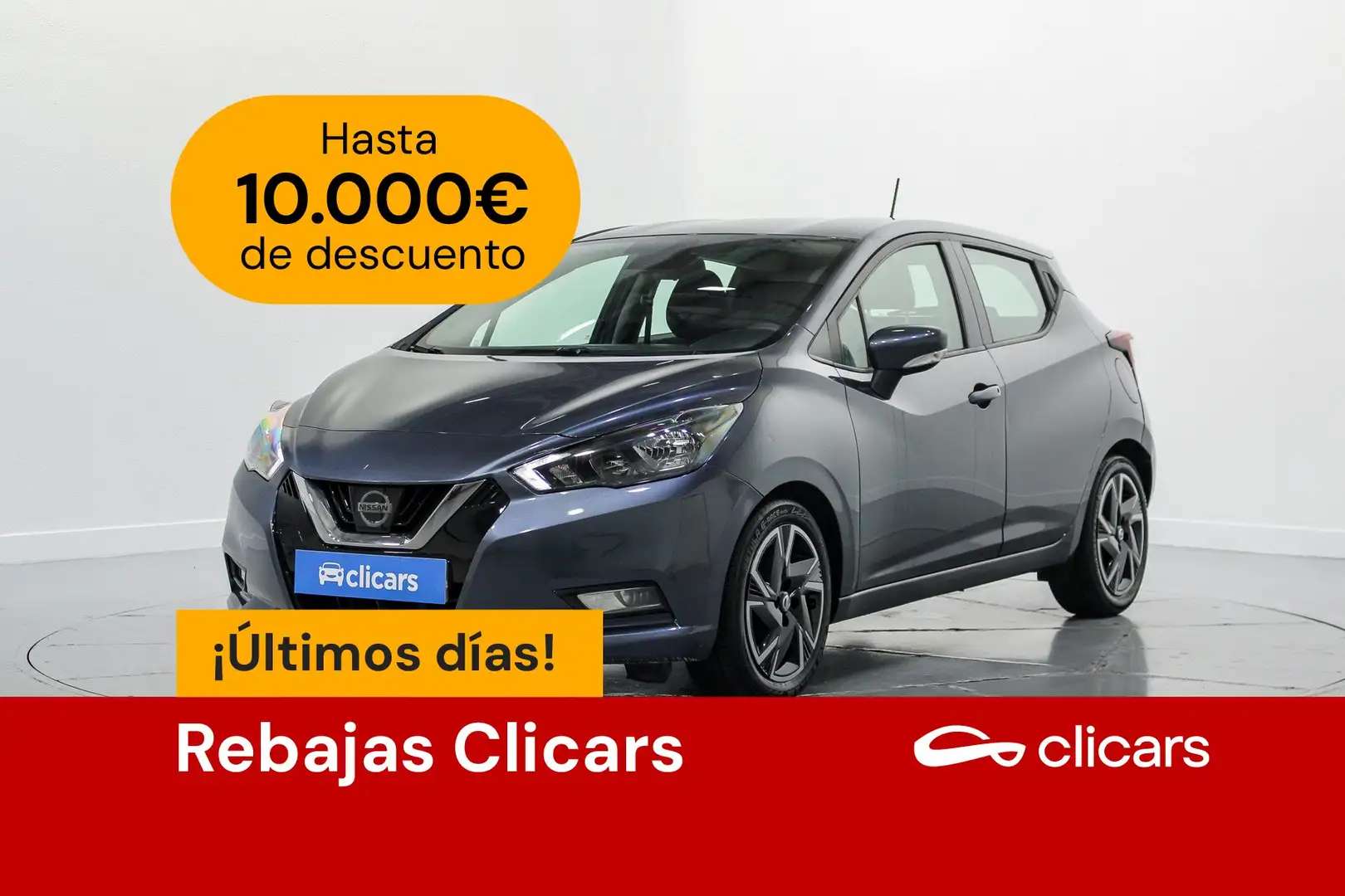 Nissan Micra IG-T Acenta 92 Gris - 1
