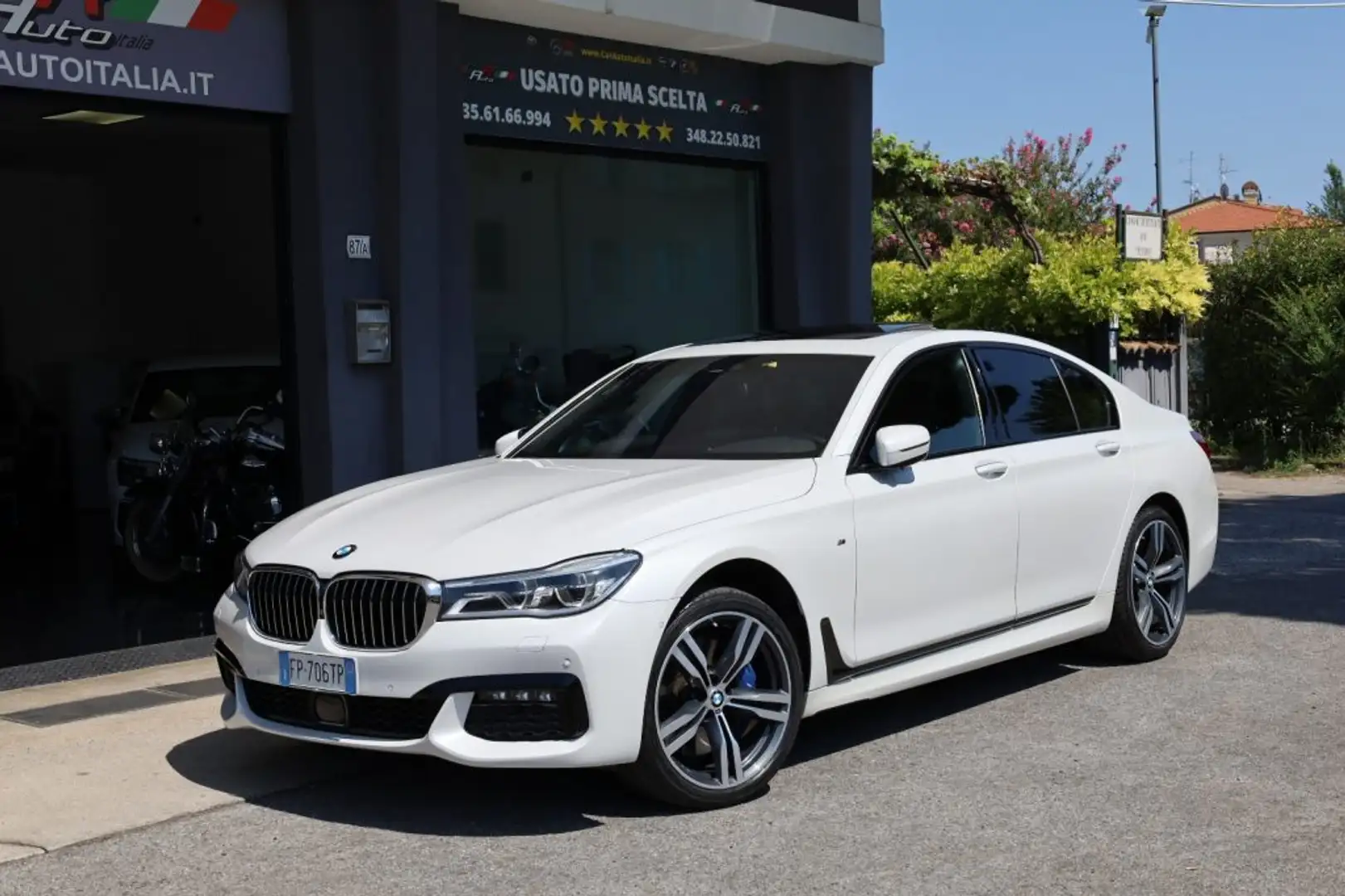 BMW 730 d xDrive Eccelsa MSport 360Cam Tetto Gesture ACC+ Bianco - 1