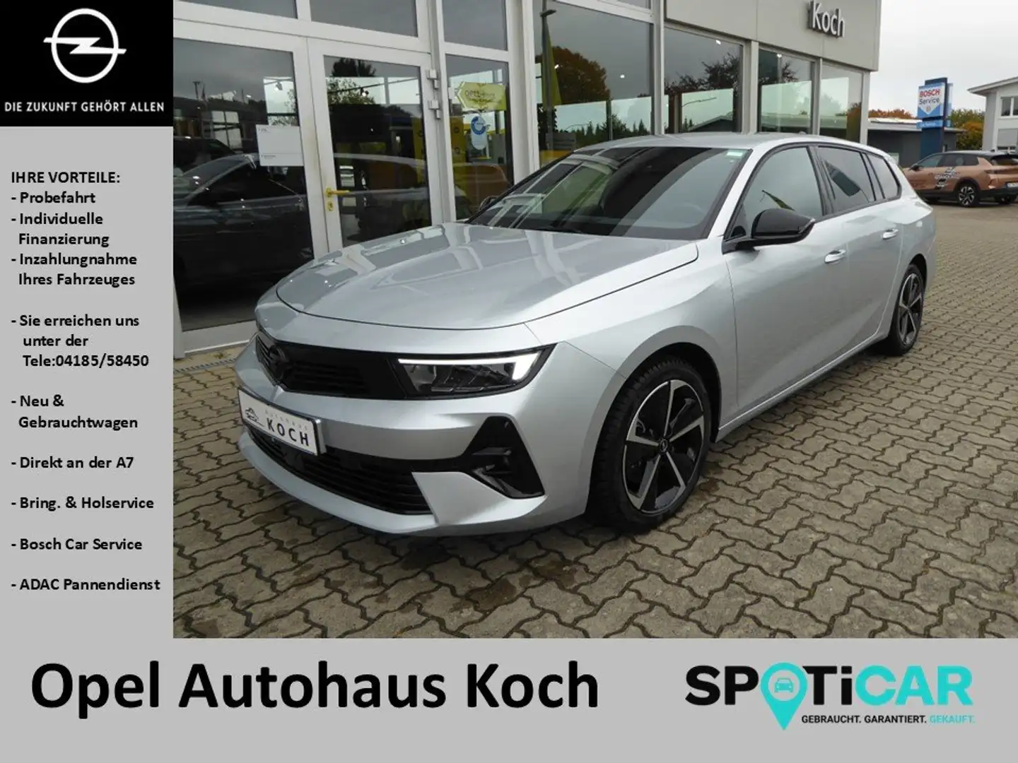 Opel Astra L ST GS NAVI*AHK*KAMERA*PDC*SHZ*LED Silber - 1