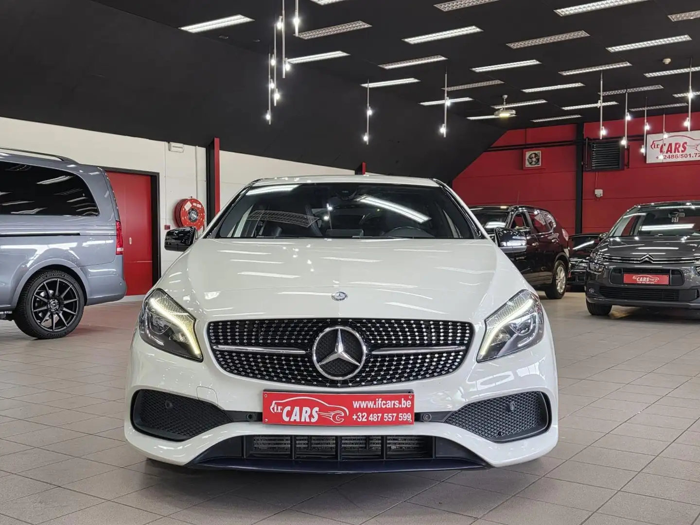 Mercedes-Benz A 160 AMG Line**NAVIGATIE**AMG-PACK**LEDER**80000KM'S** Blanc - 2