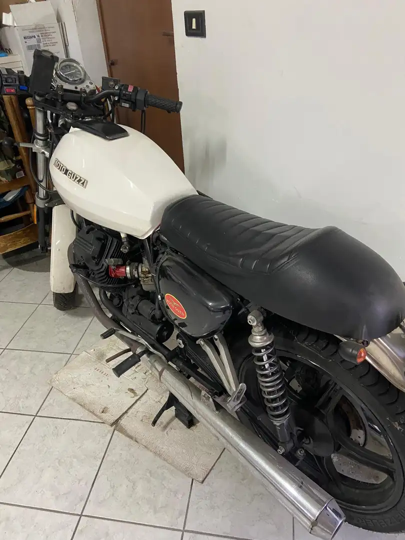 Moto Guzzi V 50 iii Blanco - 2