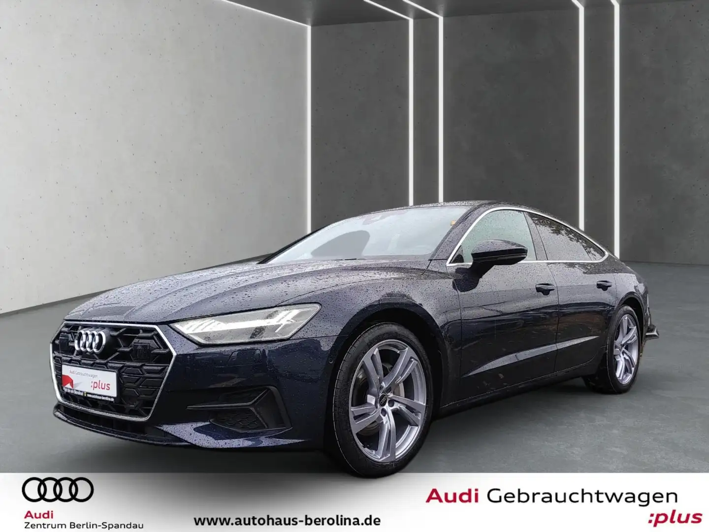 Audi A7 45 TDI qu. S tronic *PANO*HuD*AHK* Blau - 2