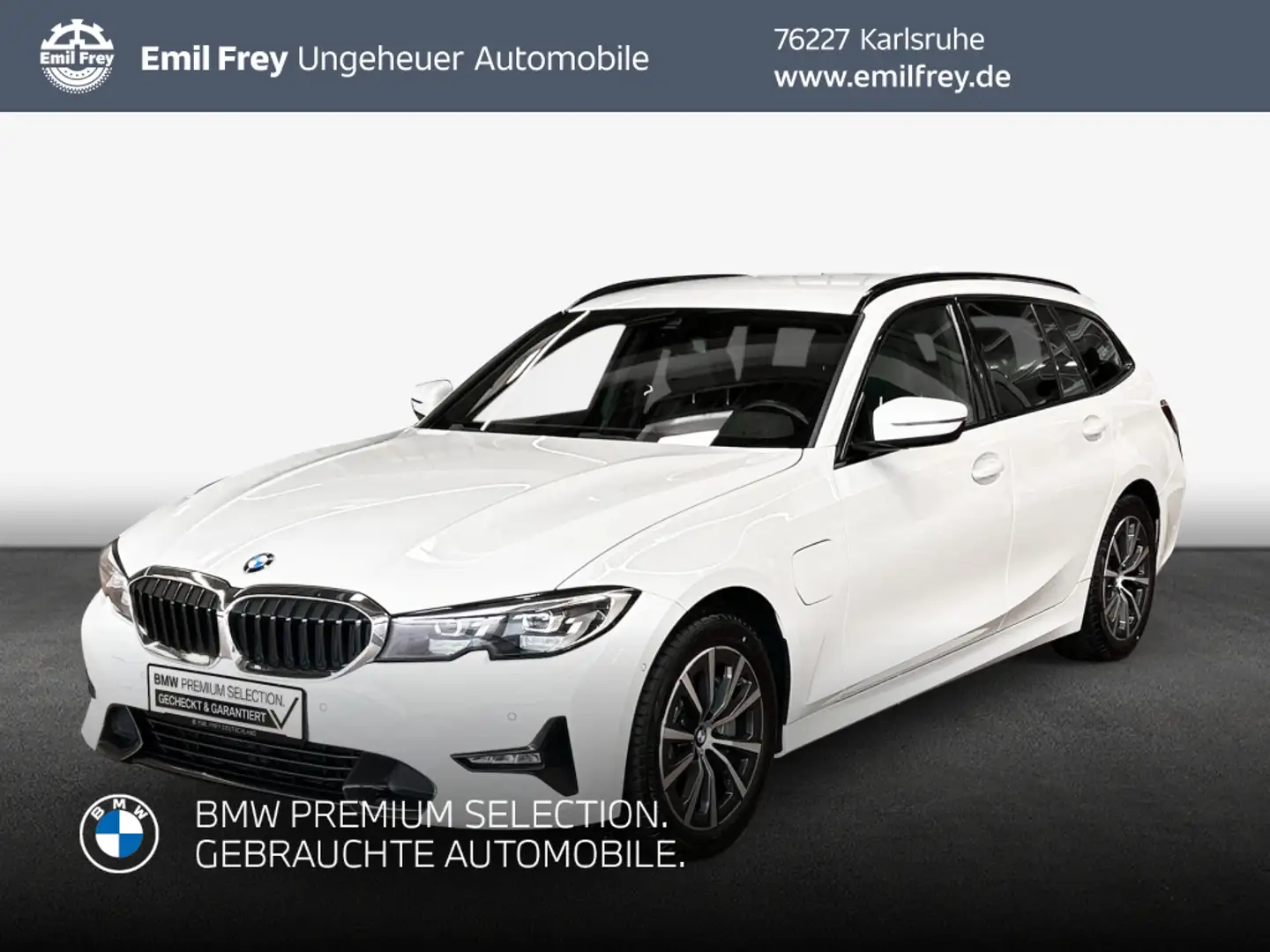 BMW 330 e Touring xDrive Aut. Sport Line Head-Up AHK Weiß - 1