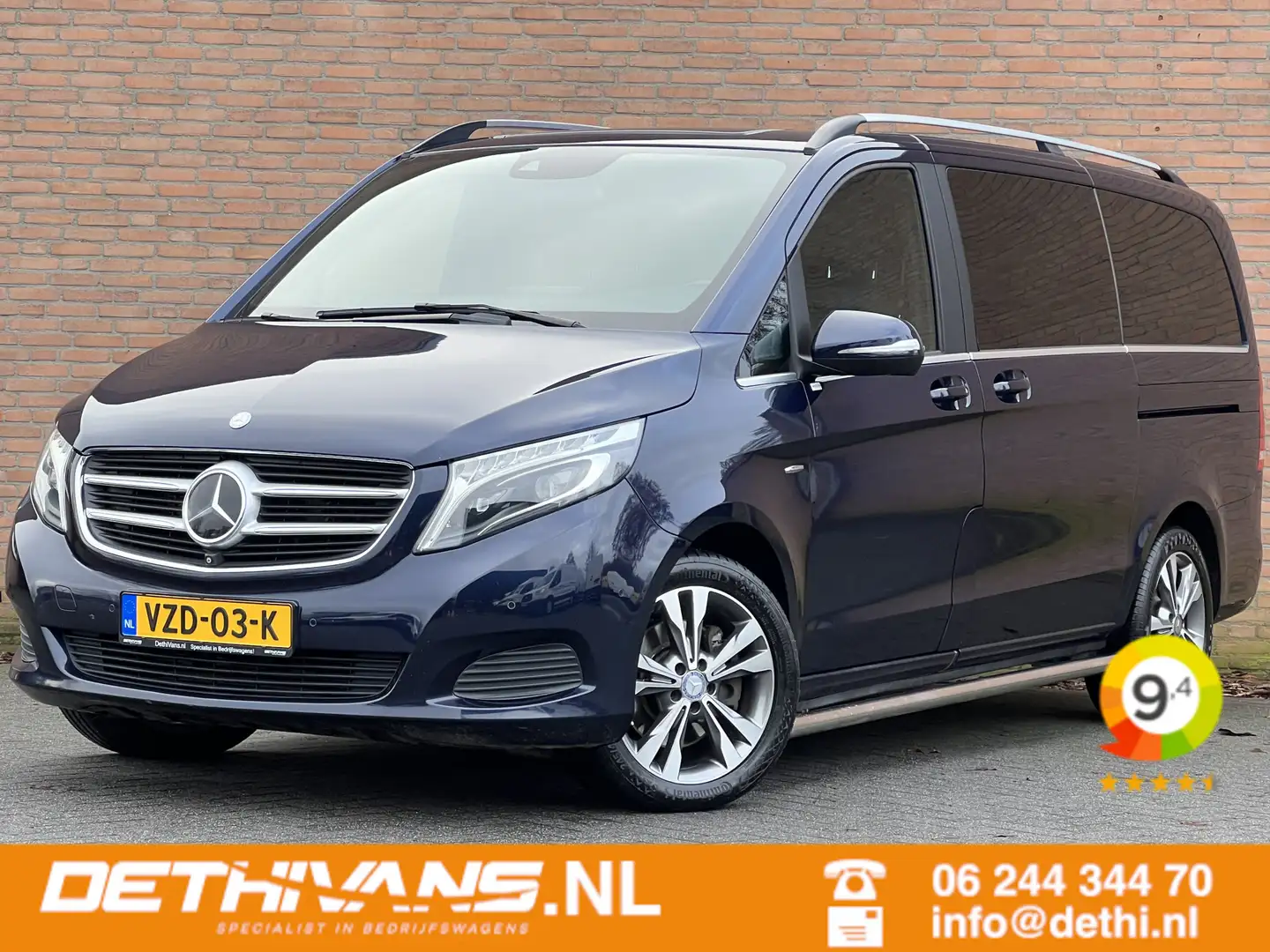 Mercedes-Benz V 250 BlueTEC Lang Avantgarde Van Distronic / 360º Camer Blau - 1