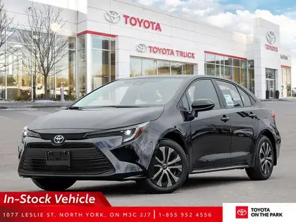 Black 2026 Toyota Corolla Hybrid LE FWD Sedan Front-Wheel Drive Automatic