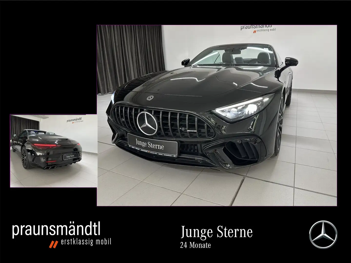 Mercedes-Benz SL 63 AMG SL 63 4M+ AMG Night MBUX/Sound/360/Distr/digiLi Schwarz - 1