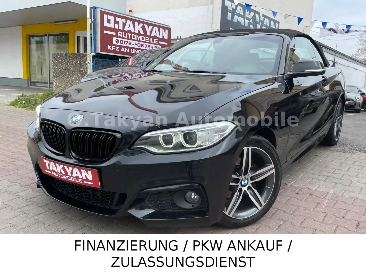 BMW 218 Baureihe 2 Cabrio 218 i Sport Line M Paket Noir - 1