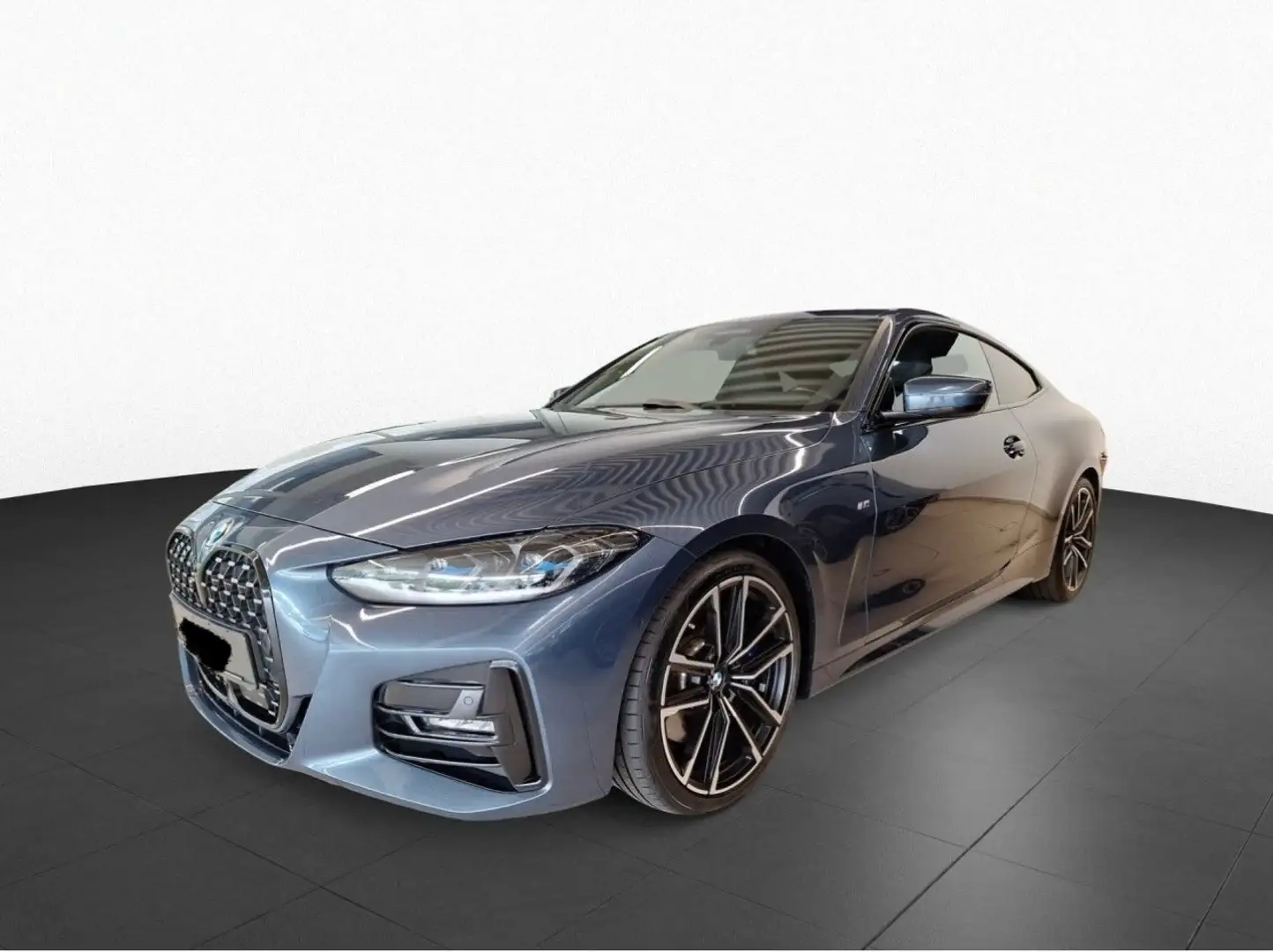 BMW 420 Coupe 420d 190 ch BVA8 M Sport Bleu - 1