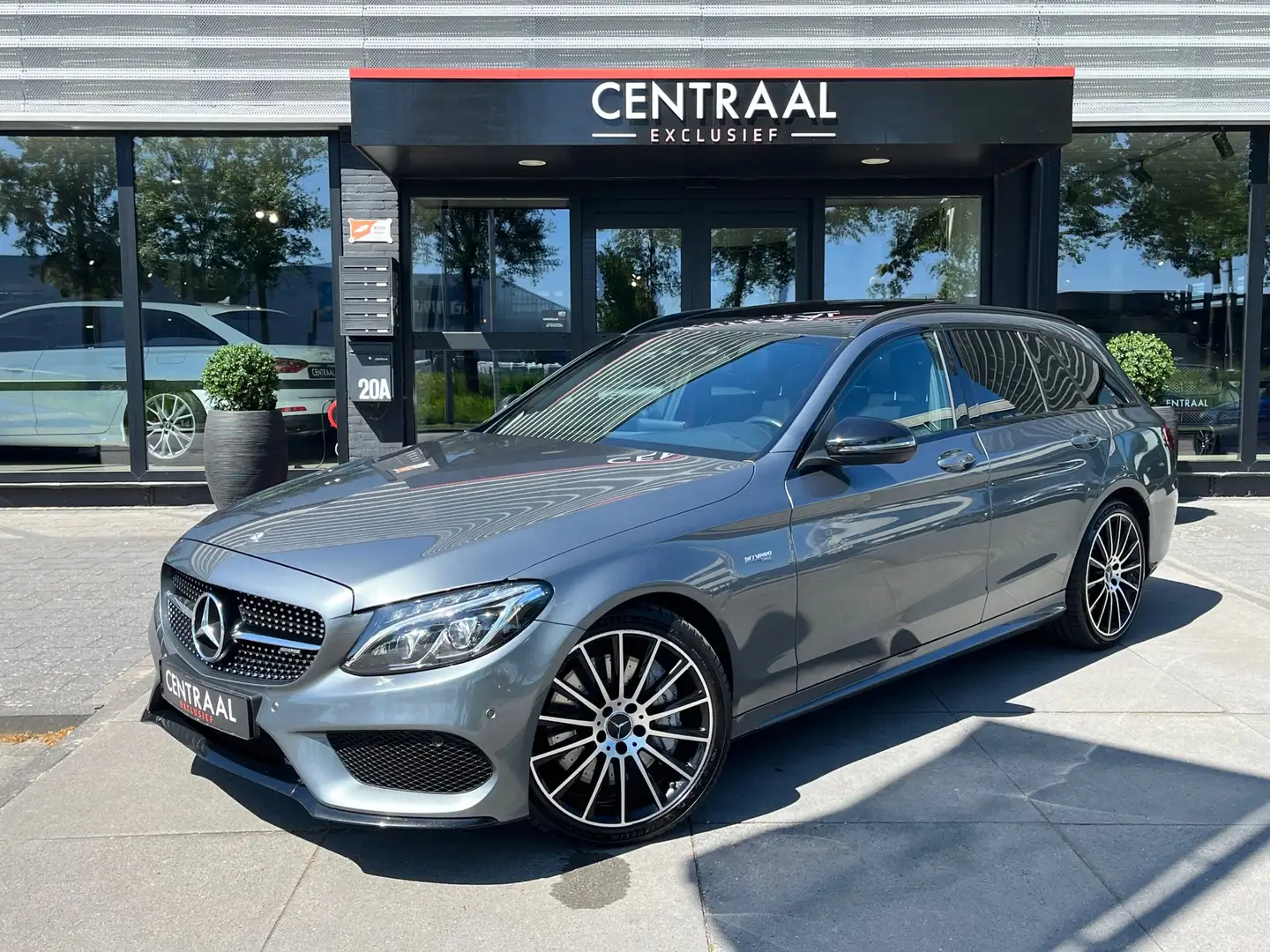 Mercedes-Benz C 43 AMG Estate 4MATIC 367PK|Pano|Memory|Pdc|Carbon|Leder|S Grey - 1