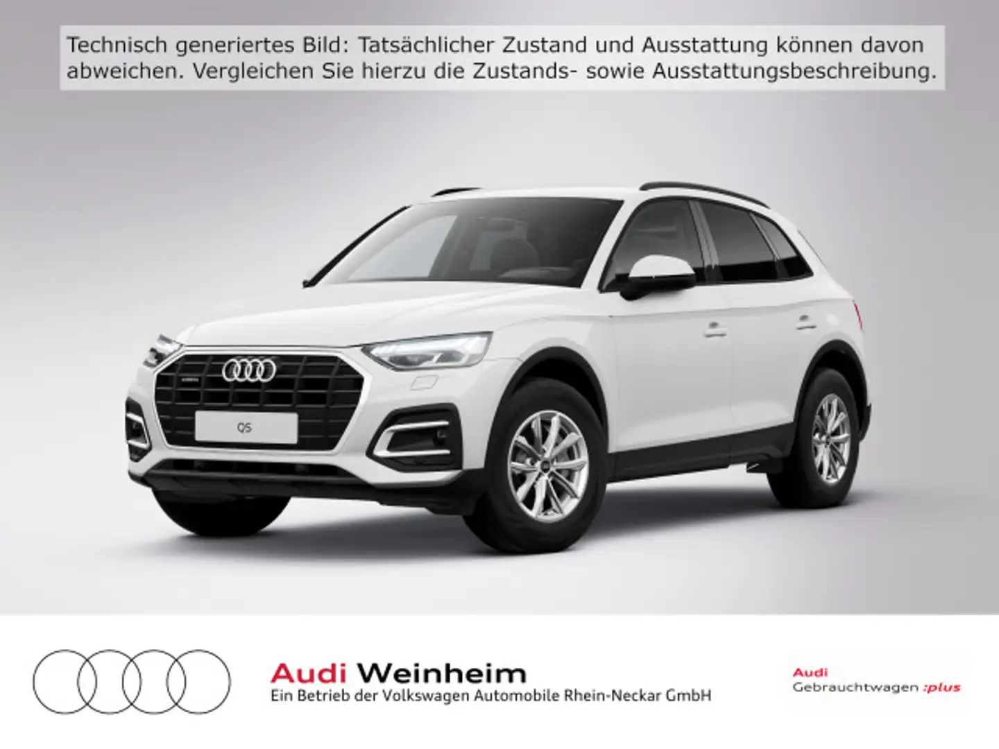 Audi Q5 quattro 40 TDI AHK LED Navi Kamera uvm Weiß - 2