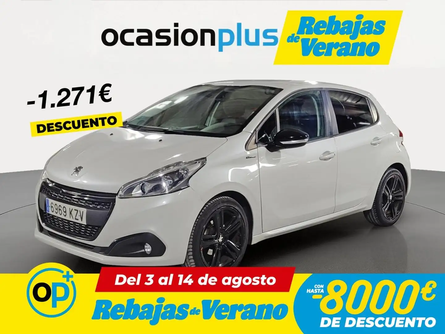 Peugeot 208 1.2 PureTech S&S GT Line EAT6 110 Euro 6.2 Blanco - 1