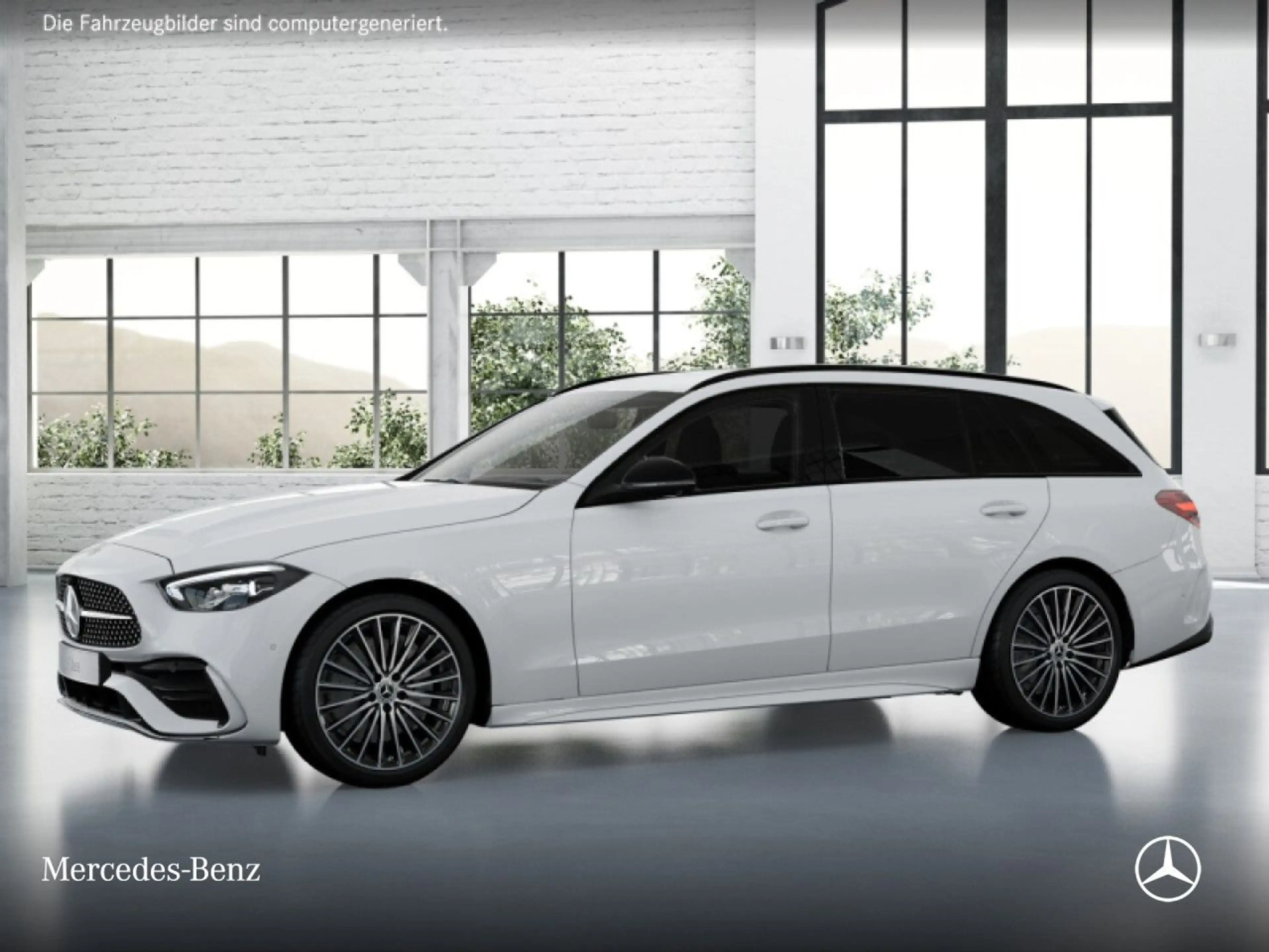 Mercedes-Benz C 180 T AMG+NIGHT+360+LED+19"+TOTW+KEYLESS+9G — photo 3
