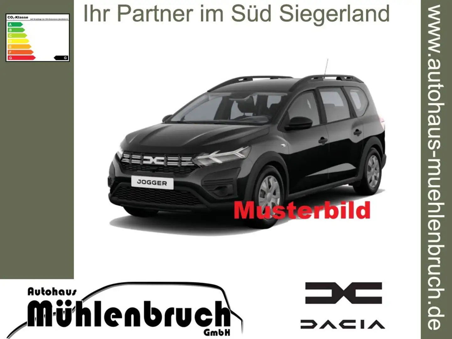 Dacia Jogger ECO-G 100 Essential (DJF) Schwarz - 1