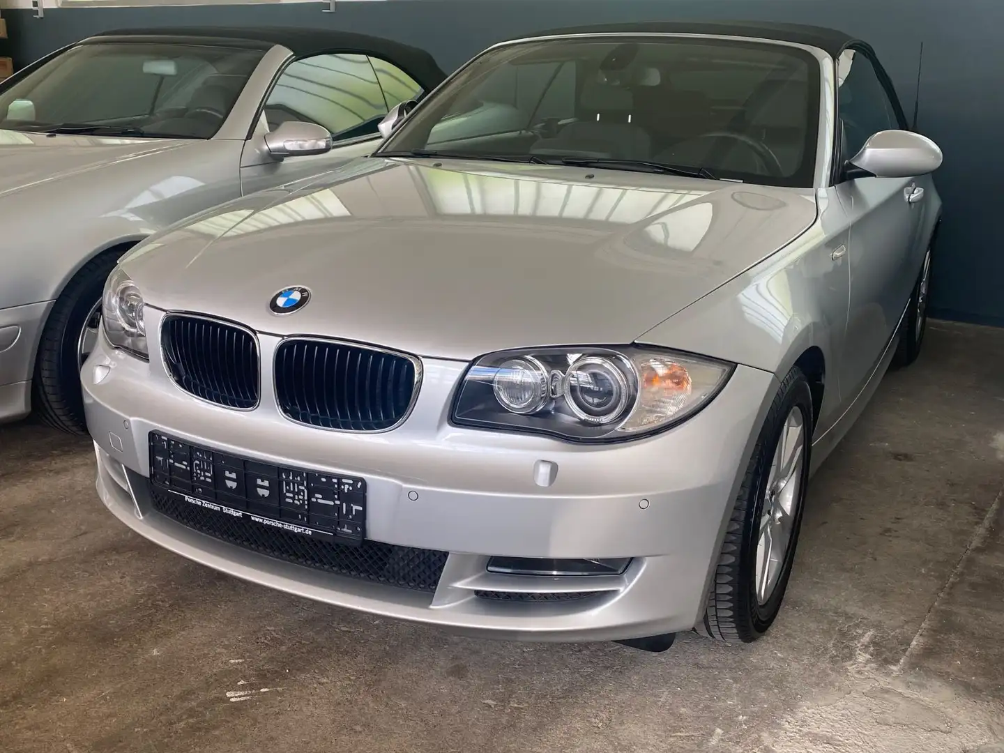 BMW 118 i C Automatik Leder Xenon 1.Hand Zilver - 1