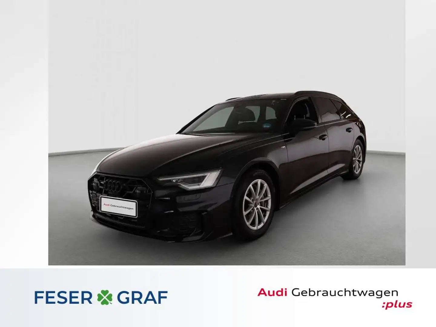 Audi A6 Avant 50 TDI qu S line-AHK-Pano-HuD-Matrix Schwarz - 1
