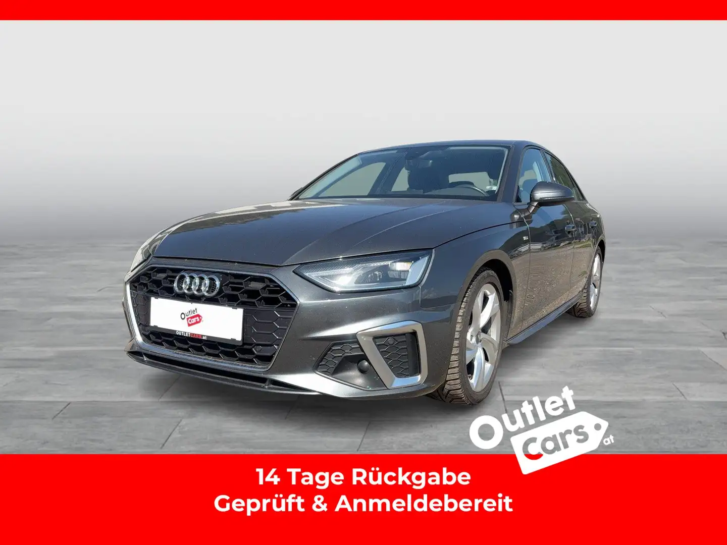 Audi A4 Limo. 35 TDI S-Line Aut. AHK+LED+NAVI+TEMP Grau - 1
