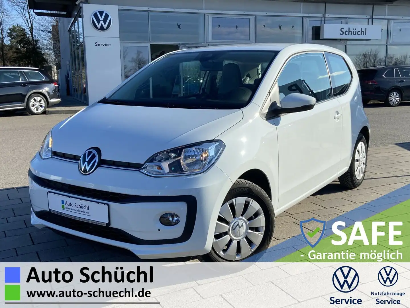 Volkswagen up! 1.0 MPI MOVE UP! GRA+SHZ+DAB+BLUETOOTH+PDC+K Weiß - 1