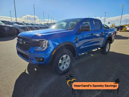 Blue 2026 Ford Ranger Pickup Truck Four-Wheel Drive Automatic