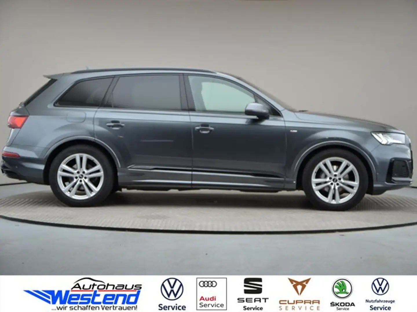 Audi Q7 S line 50 TDI 210kW qu. Matrix Pano AHK Navi Grau - 2