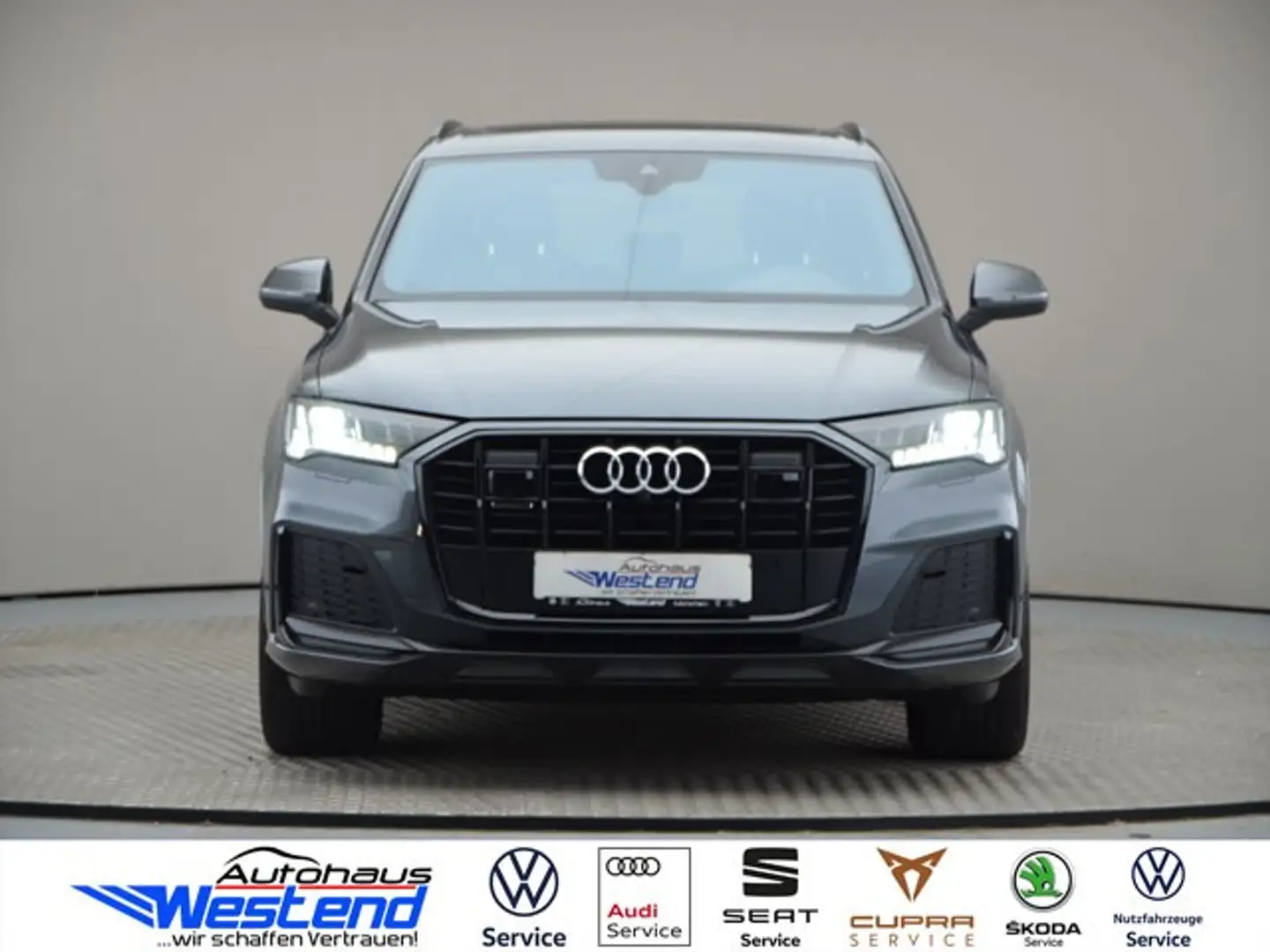 Audi Q7 S line 50 TDI 210kW qu. Matrix Pano AHK Navi Grau - 1