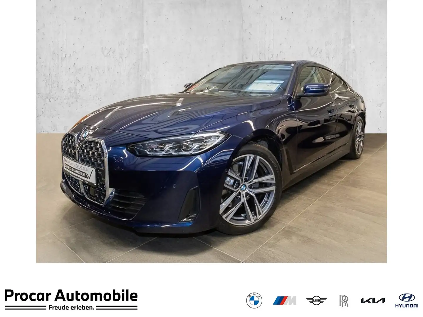 BMW 420 d Gran Coupe HiFi DAB WLAN GSD Komfortzg. Tempomat Blau - 1