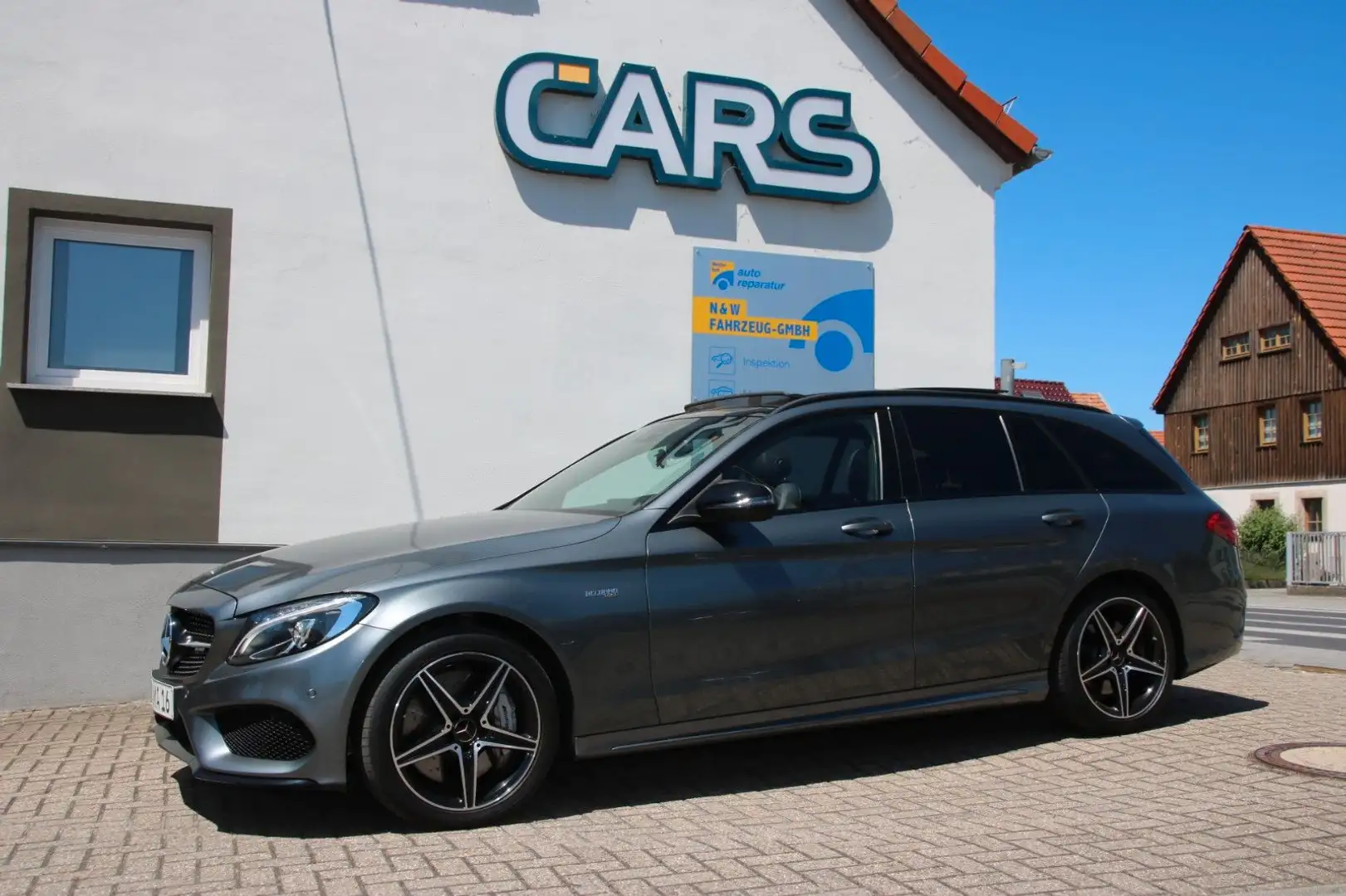 Mercedes-Benz C 43 AMG Sport-Auspuff Pano Grijs - 1
