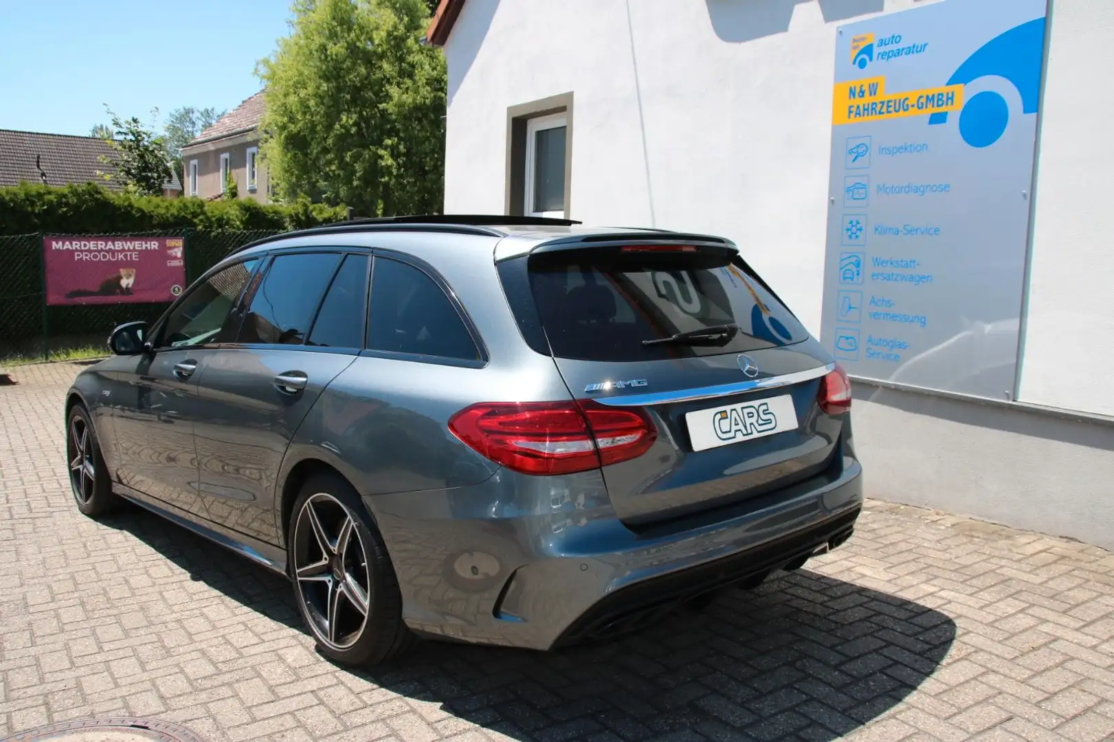 Mercedes-Benz C 43 AMG Sport-Auspuff Pano Grijs - 2