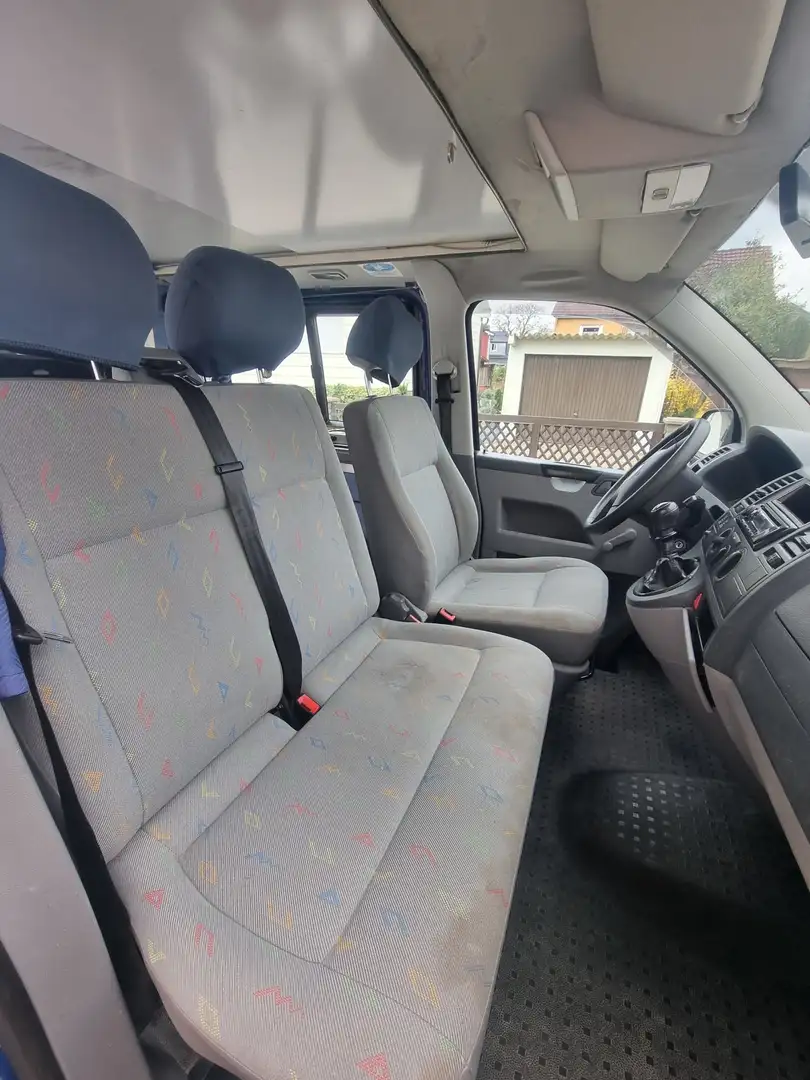Volkswagen T5 Kombi 1.9 TDI Camper mit Aufstelldach Blau - 2